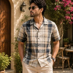 Casual Cotton Half Shirt