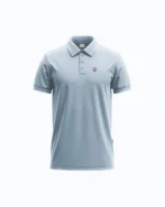 Light Blue Polo Shirt Mockup