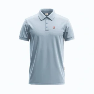 Light Blue Polo Shirt Mockup