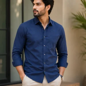 Navi Blue Full Shirt