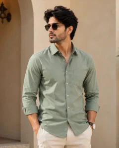 Olive Full Shirt