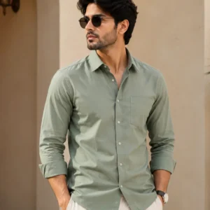 Olive Full Shirt