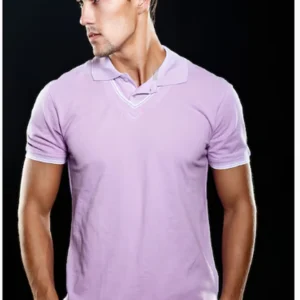 Pink polo shirt