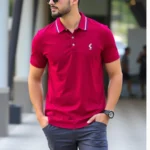 Red Polo shirt
