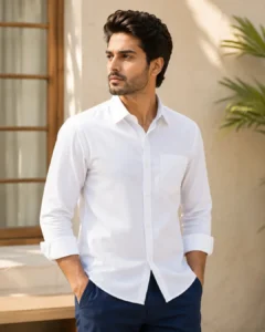 White Full Shirt