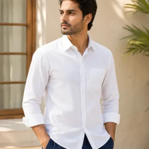 White Full Shirt